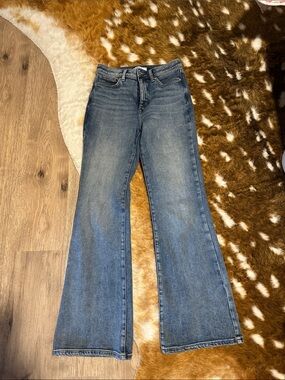 LC Lauren Conrad Medium Wash Flared Jeans